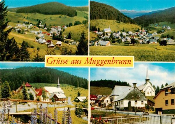 Muggenbrunn Panorama Kirche Ortspartie