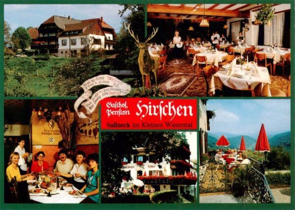 Sallneck Baden Gasthof Pension Hirschen Gastraeume Terrasse