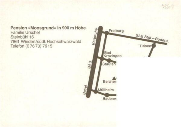 Wieden Schwarzwald Pension Moosgrund – Bild 2