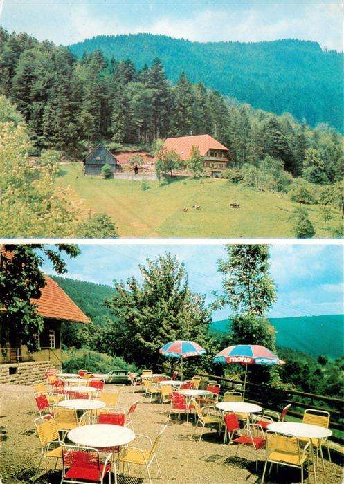 Nordrach Gasthaus Pension Hoferer Ausflugsziel Terrasse