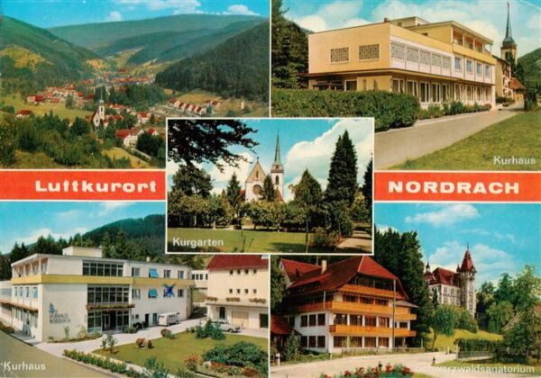 Nordrach Panorama Luftkurort Kurhaus Schwarzwaldsanatorium