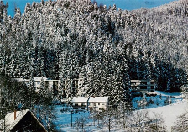 Nordrach Sanatorium Nordrach Kurklinik Luftkurort Schwarzwald Winterpanorama