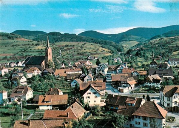 Oberharmersbach Stadtpanorama Luftkurort Schwarzwald