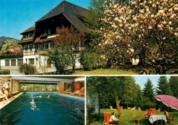 Gutach Schwarzwald Schwarzwald-Gasthof Linde Hallenbad Garten Baumbluete