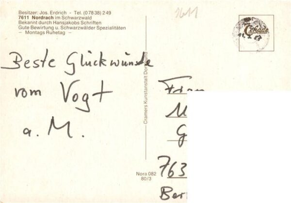 Nordrach Gasthaus Zum Vogt auf Muehlstein Gastraeume – Bild 2