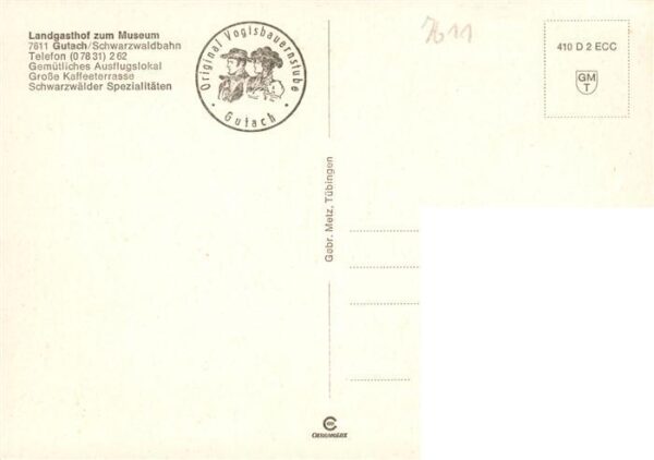 Gutach Schwarzwald Landgasthof zum Museum Gastraum – Bild 2