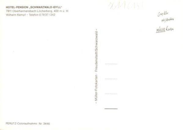 Oberharmersbach Hotel Pension Schwarzwald-Idyll Teich Fontaene – Bild 2