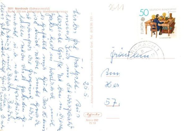 Nordrach Teilansichten Festhalle Landschaft Sanatorium Freibad Rathaus Pension S – Bild 2
