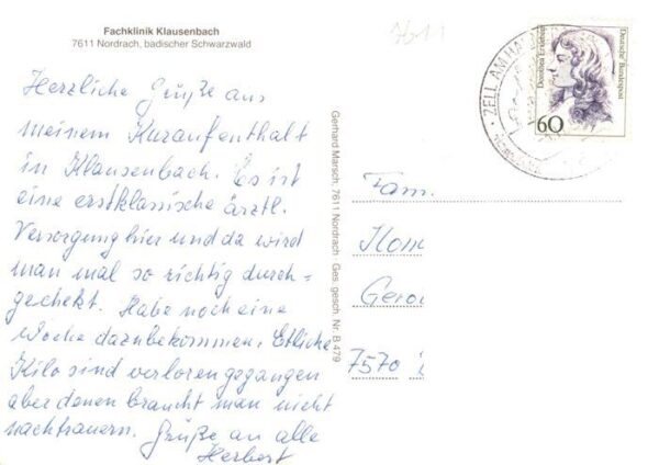 Nordrach Fachklinik Klausenbach Luftkurort Schwarzwald – Bild 2