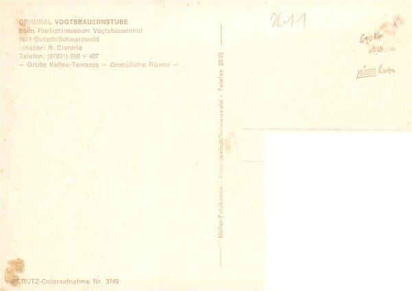 Gutach Schwarzwald Original Vogtsbauernstube – Bild 2