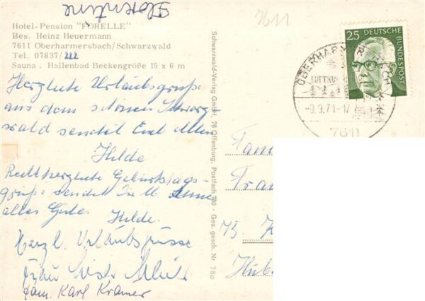 Oberharmersbach Hotel Pension Forelle Hallenbad Panorama – Bild 2