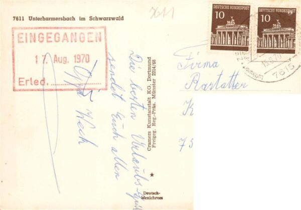 Unterharmersbach Fliegeraufnahme – Bild 2