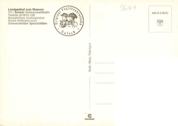 Gutach Schwarzwald Landgasthof zum Museum Gastraum – Bild 2
