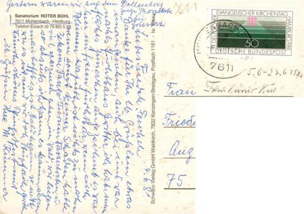 Heidburg Muehlenbach Schwarzwaldsanatorium Roter Buehl Schwarzwald – Bild 2