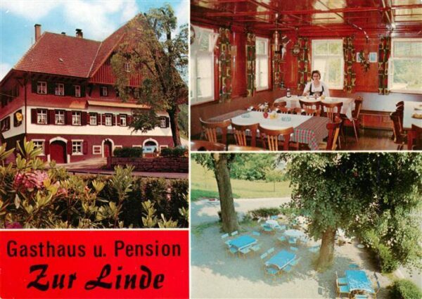 Oberharmersbach Gasthaus Pension zur Linde Gastraum