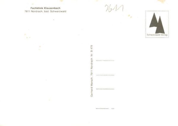 Nordrach Fachklinik Klausenbach Luftkurort im Schwarzwald Winterlandschaft – Bild 2