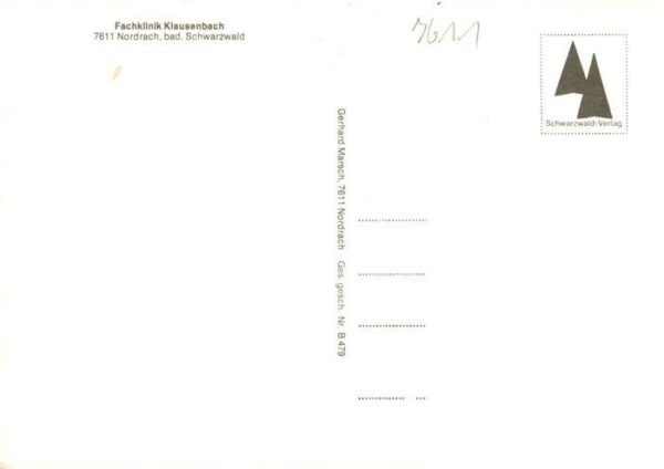 Nordrach Fachklinik Klausenbach Panorama Luftkurort im Schwarzwald – Bild 2