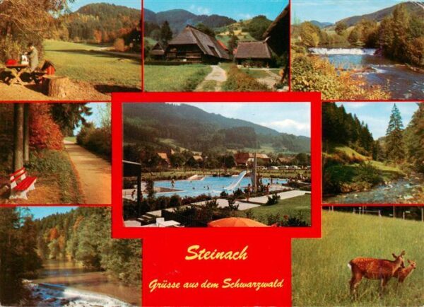 Steinach Kinzigtal Schwarzwald Teilansichten Landschaft Freibad Wild