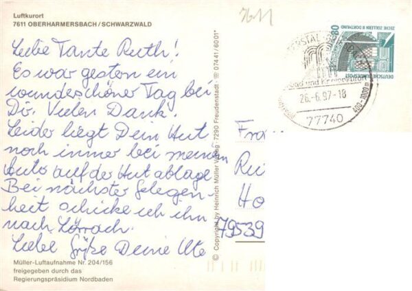 Oberharmersbach Fliegeraufnahme – Bild 2