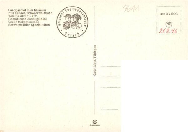 Gutach Schwarzwald Landgasthaus zum Museum – Bild 2