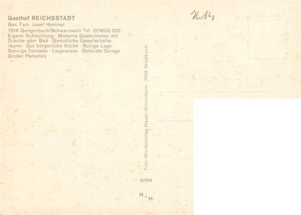 Gengenbach Gasthof Reichsstadt Niggelturm – Bild 2
