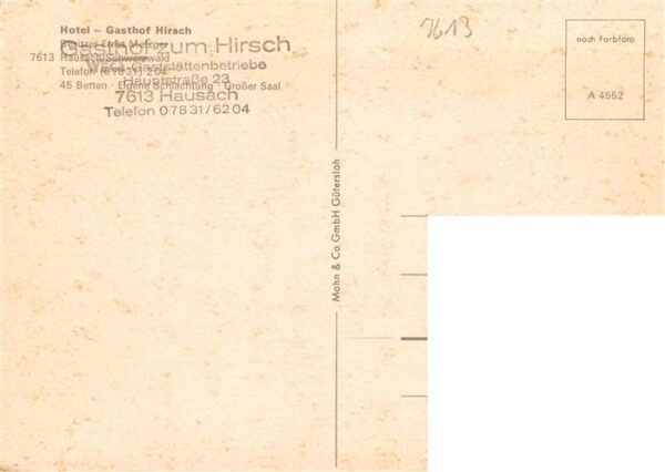 Hausach Hotel Gasthof Hirsch – Bild 2