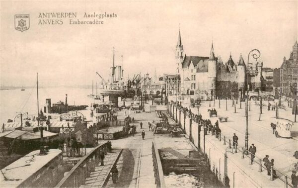 Anvers Antwerpen Belgie Embarcadere Feldpost