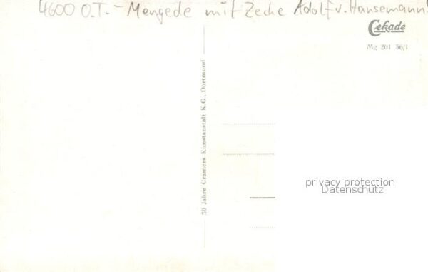 Mengede Kath. Kirche - Castroper Strasse - Amtshaus - Zeche Adolf v. Hansemann – Bild 2