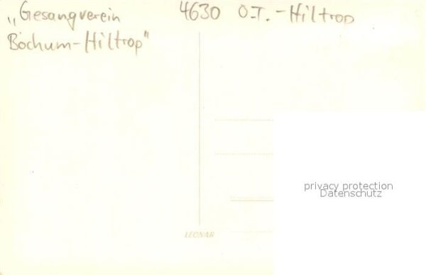 Hiltrop Bochum Gesangsverein – Bild 2