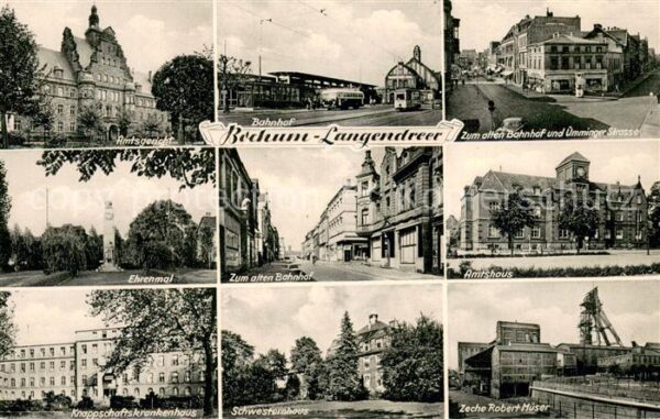 Langendreer Bahnhof - Amtshaus - Ehrenmal - Amtsgericht - Zeche Robert Mueser