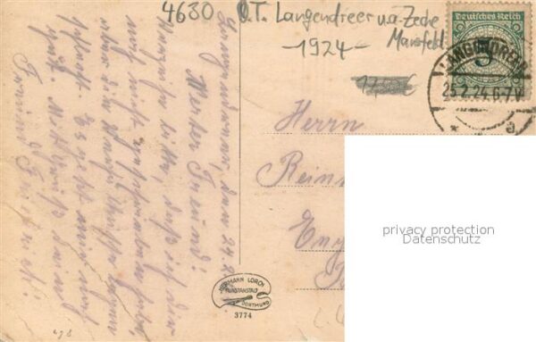 Langendreer Zeche Mansfeld - Kaiserstrasse - Amtsgericht - Amtshaus – Bild 2