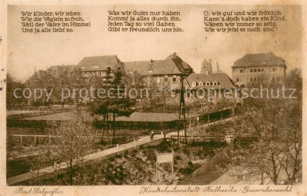 Bad Salzuflen Kinderheilanstalt Bethesda Gesamtansicht