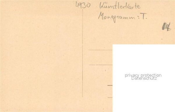 Detmold Schlosshof Kanonen Kuenstlerkarte – Bild 2