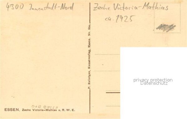 Essen  Ruhr Zeche Victoria-Mathias – Bild 2