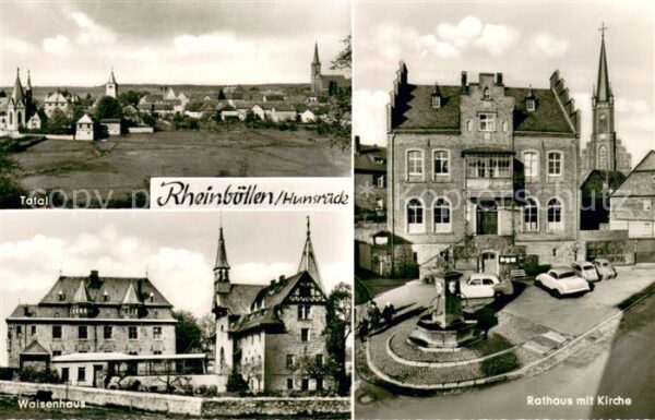 Rheinboellen Rathaus m. Kirche Waisenhaus