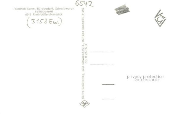 Rheinboellen Rathaus m. Kirche Waisenhaus – Bild 2