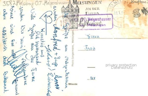 Melgershausen Helterbachtalbruecke Kaufhaus Dippel Fachwerkhaus – Bild 2