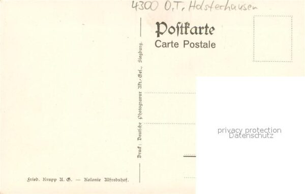 Holsterhausen Essen Kolonie Ulfredshof – Bild 2