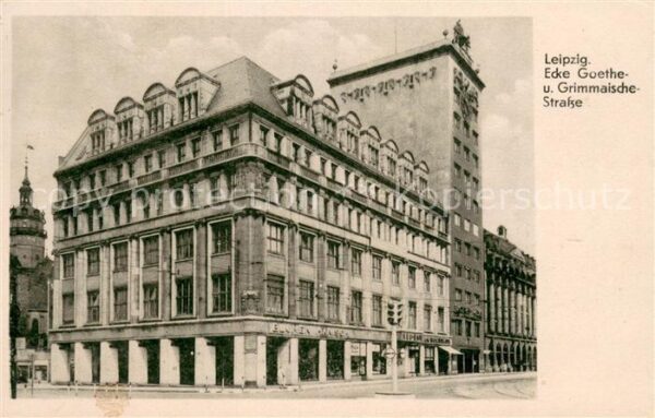 Leipzig Ecke Goethe- und Grimmaische Strasse