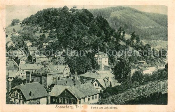 Sonneberg Thueringen Partie am Schlossberg