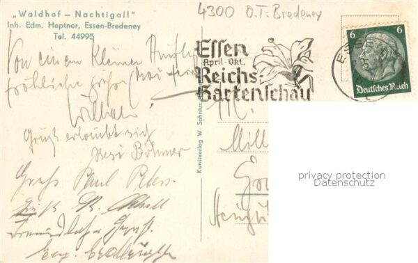 Bredeney Waldhof-Nachtigall Terrasse – Bild 2