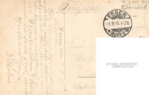 Ruettenscheid Colonie Altenhof Augusta Viktoria Erholungsheim Kath. Kirche Feldp – Bild 2