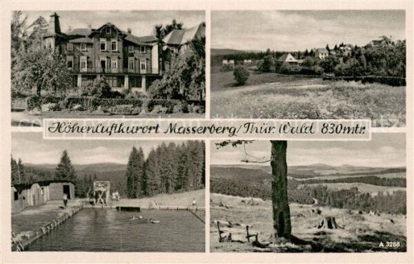 Masserberg Hotel Kurhaus Freibad Natur