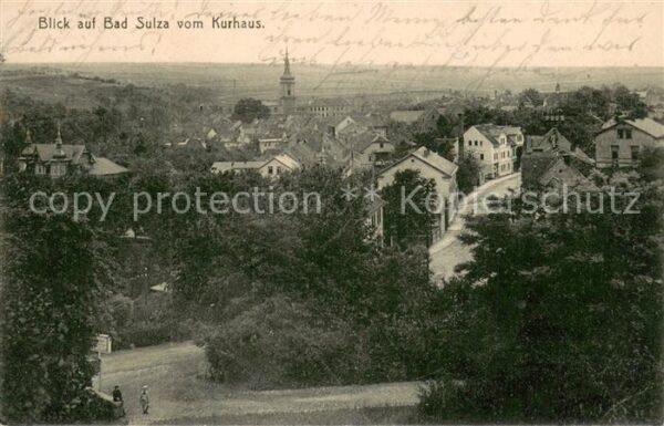 Bad Sulza Gesamtansicht vom Kurhaus aus