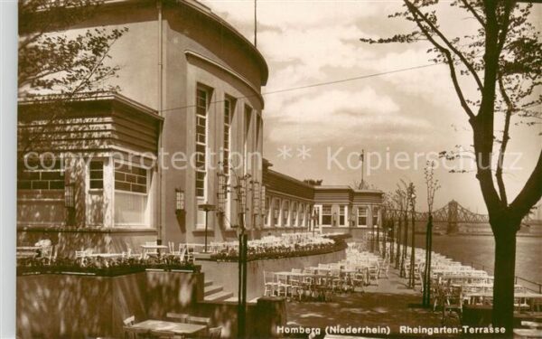 Homberg Niederrhein Cafe-Restaurant Rheingarten-Terrasse