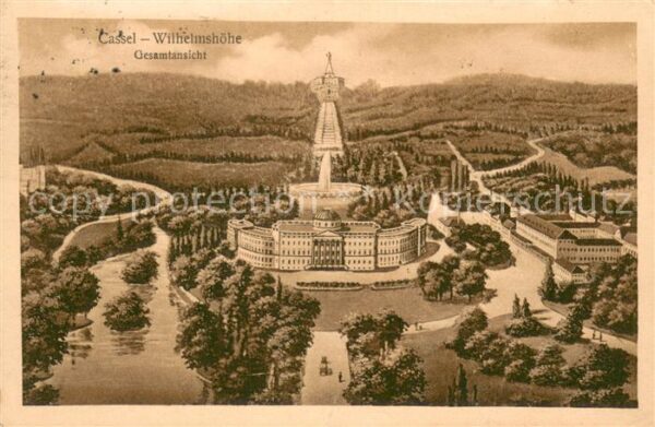 Kassel Wilhelmshoehe Gesamtansicht