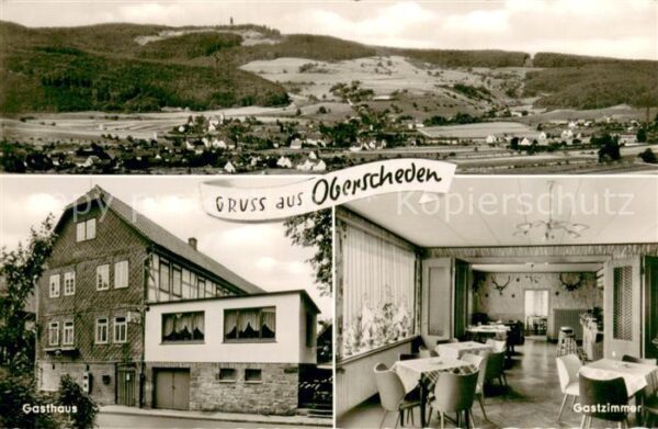 Oberscheden Gasthaus Waldmannsruh Innen und Aussen
