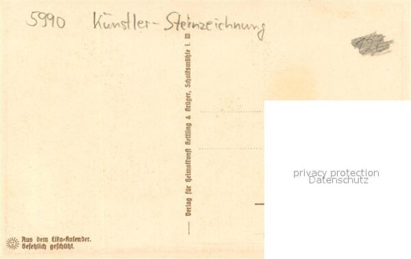 Altena Lenne Kuenstler-Steinzeichnung – Bild 2