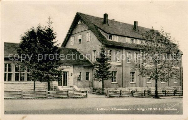 Frauenwald Thueringen FDGB-Ferienheim