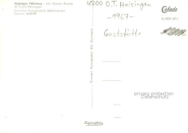 Heisingen Gaststaette Heisinger Faehrhaus Fachwerkhaus – Bild 2